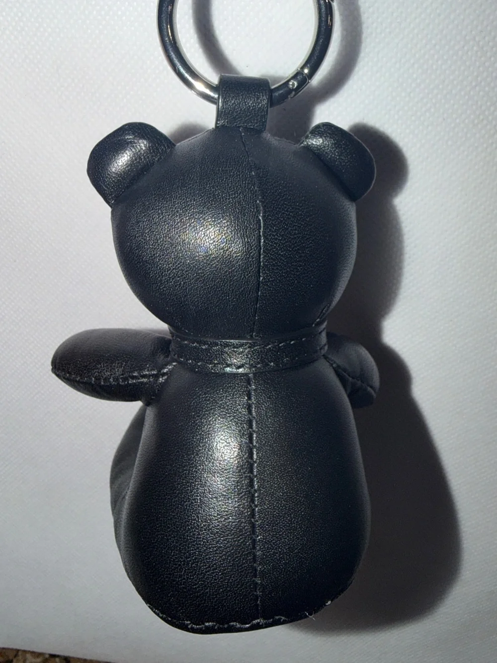 Coach Outlaw Teddy Bear Charm. Limited Edition Leather